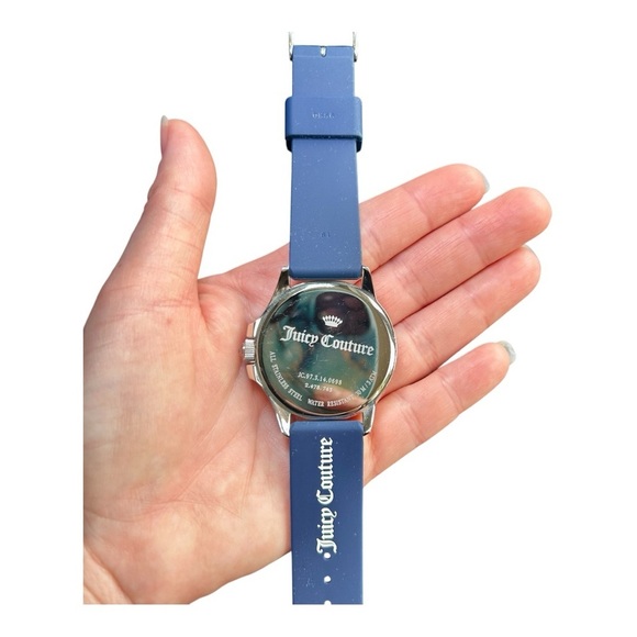 Juicy Couture Silver and Blue Women’s Watch, Water Resistant, Excellent Used Con - Picture 4 of 6